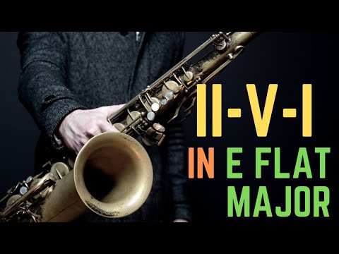 ii-V-I Swing Backing Track in Eb Major - Jazz Play Along