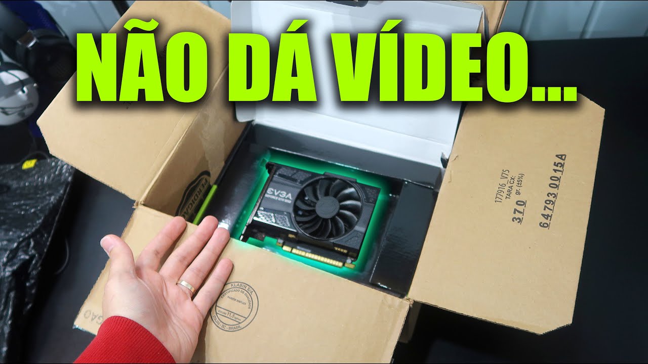 COMPREI UMA PLACA DE VÍDEO ESTRAGADA PARA CONSERTAR