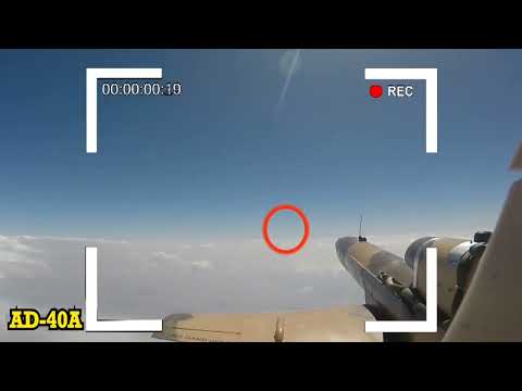 Iranian F-14 Tomcat is hunting Kerrar drone with Fakur-90 missile