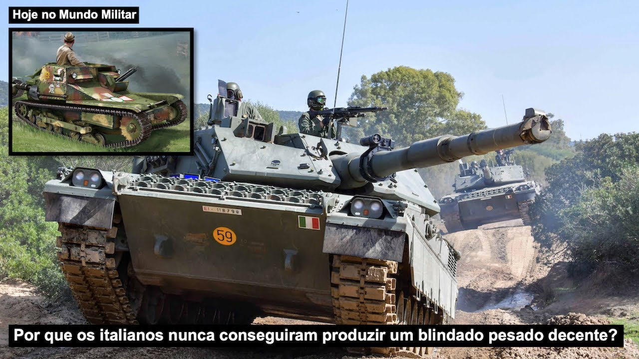 Por que os italianos nunca conseguiram produzir um blindado pesado decente?