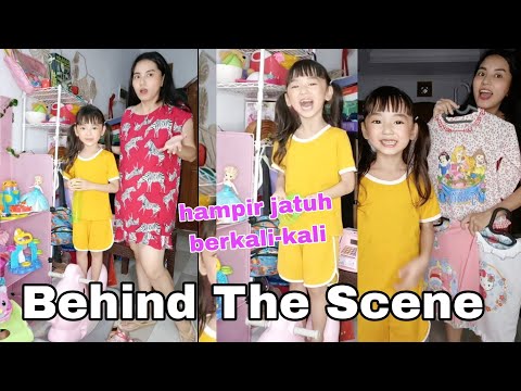 Emma almost falls off her rocking horse | Funny Behind-The-Scenes Ad Shooting