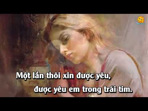 Xin Một Lần Được Yêu (Karaoke) - Vương Kiệt