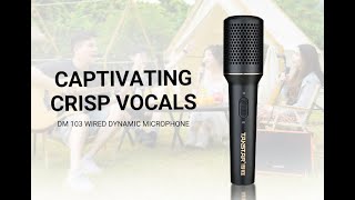 Introducing the DM103 Professional Dynamic Microphone