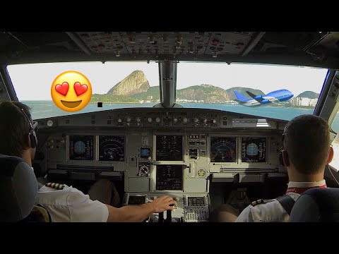 Decolagem Santos Dumont - Vista Espetacular