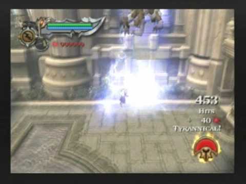 God of war 2 - Flying Cerebus Dog glitch