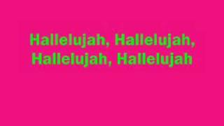 Hallelujah- Kate Voegele(Lyrics)