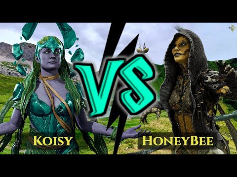 D'VORAH COMES OUT TO PLAY! HoneyBee vs Koisy!