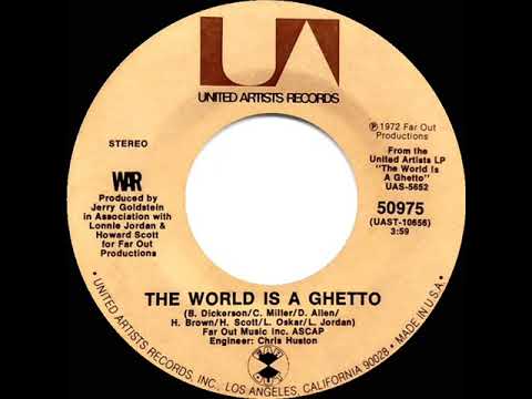 1973 HITS ARCHIVE: The World Is A Ghetto - War (stereo 45 single version)