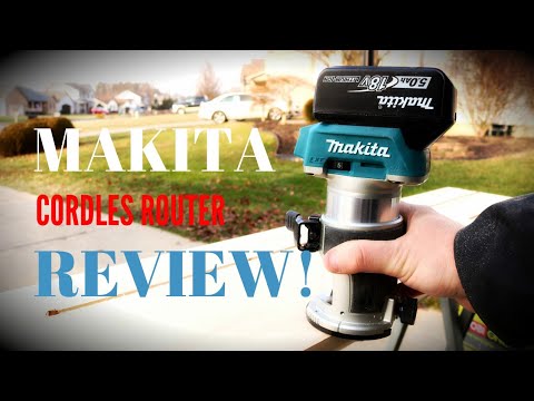 Frezavimo mašina Makita DRT50ZX4 18 V video