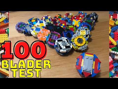 The 100 BLADER TEST in LEGO! (Part 1)