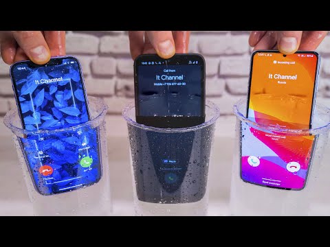 iPhone 12 vs Motorola Defy vs Samsung Galaxy S21 Incoming Call Underwater