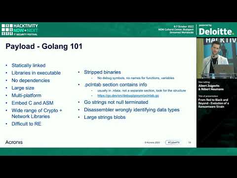 #Hacktivity2022 // From Red to Black and Beyond... by Albert Zsigovits & Robert Neumann