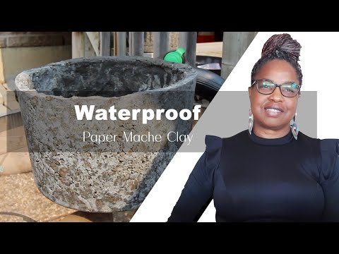 Waterproof Paper Mache | Test One