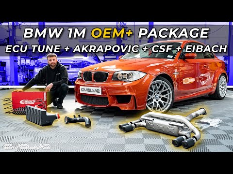 OEM+ 1M Upgrade Package! Evolve Stage 1 Tune + Akrapovi\u010d Exhaust + CSF Intercooler + Eibach Springs