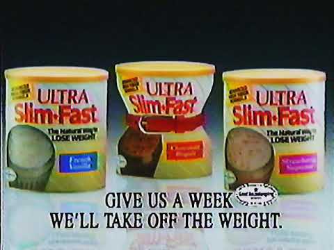 Ultra Slim Fast Shakes (1990 Commercial)