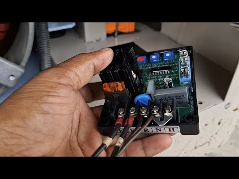 generator avr unit fixing  | automatic voltage regulator ( AVR ) | sx460 avr connection |  GAVR