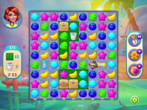 Hawaii Match-3 Mania - Level 173 - No Booster - FULL STORY - CaroGamesNL