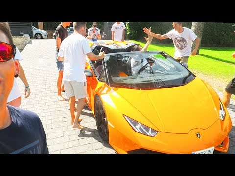 LLEGO a LA MANSIÓN en el NUEVO LAMBORGHINI POR SORPRESA!! - AlphaSniper97