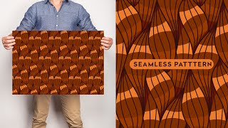Complex Seamless Vector Pattern Design - Speed Process