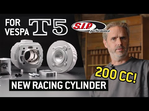 Der neue SIP T5 Zylinder – 199 ccm Plug-&-Play-Power für klassische Vespa Modelle