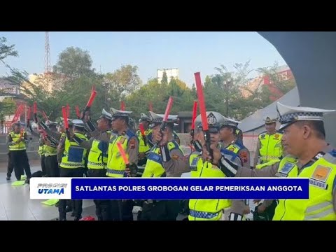 SATLANTAS POLRES GROBOGAN MELAKUKAN PENGECEKAN PERLENGKAPAN PERSONEL