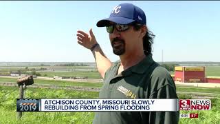 Atchison County, MO slowly rebuilding from spring flooding