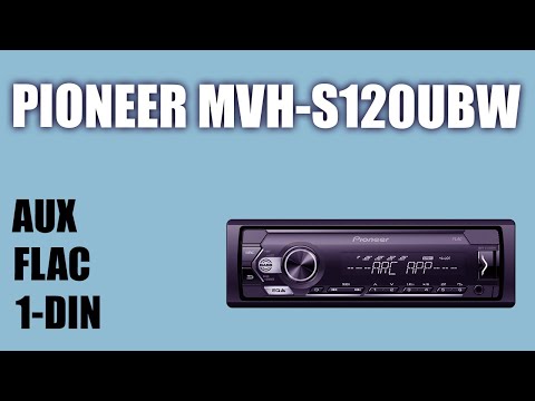 Automagnetola Pioneer imtuvas DEH-S120UB video