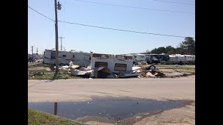 Tornado Damaged RV Park in Emerald Isle, N.C.