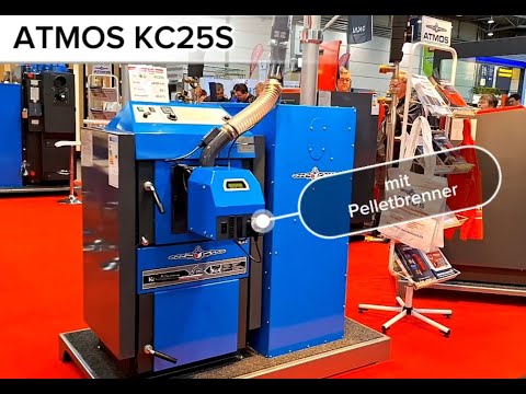 ATMOS Holz- & Kohlevergaser KC 25 S mit Pelletbrenner A25-KC erhältlich bei Killus Technik!