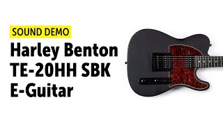 Video thumbnail for Harley Benton TE-20HH SBK - Sound Demo (no talking) by Guitar Bonedo