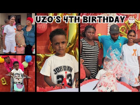 We Celebrated Uzo’s 4th birthday 🎂Surprise for him 🎁🎁