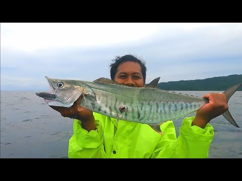 King Mackerel Tanigue Subid Trolling using Rapala | Catch & Cook