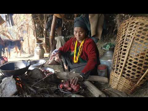 Organic village kitchen || Village culture