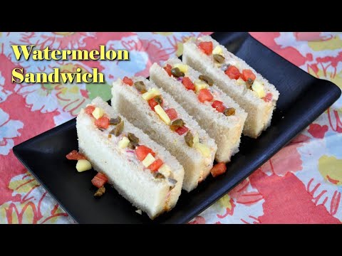 Watermelon Sandwich summer time treat| The Superb Summer Sandwich