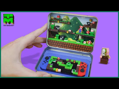 Making Tiny Minecraft Super Mario Box - Clay ASMR