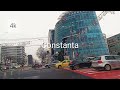 Driving In Constanta In The Winter Season Part 2 4k