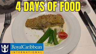 Everything we ATE on our 4 DAY ROYAL CARIBBEAN CRUISE | WONDER OF THE SEAS