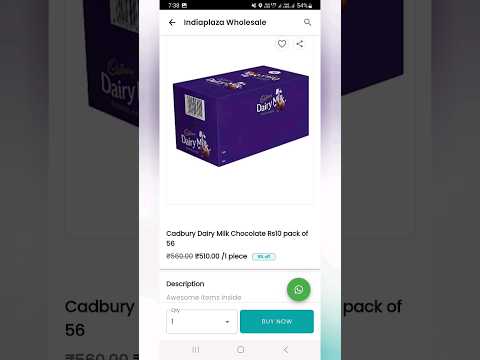 Indiaplaza Wholesale दे रहा है  दुकानदारों  को Cadbury Dairy Milk पर बंपर डिस्काउंट +1 iteam Haf pri