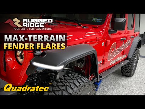 Rugged Ridge Max-Terrain Fender Flares Review for 2018+ Jeep Wrangler JL
