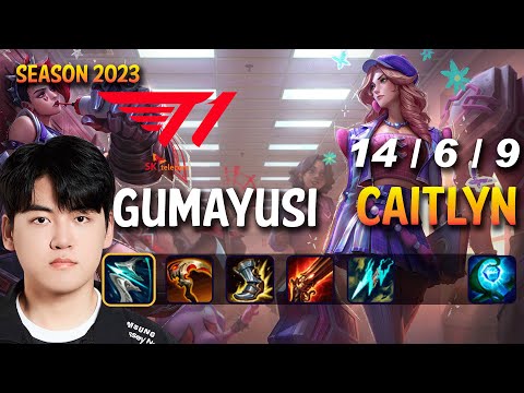 T1 Gumayusi CAITLYN vs APHELIOS ADC - Patch 13.16 KR Ranked