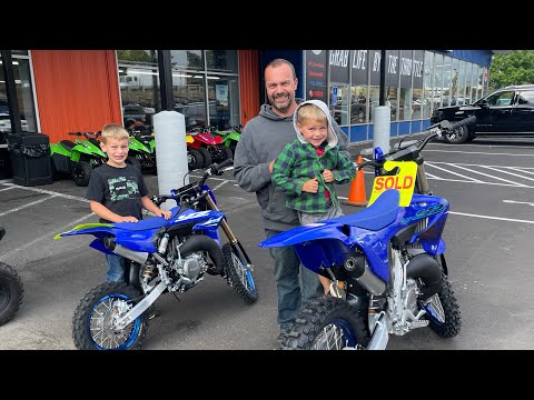 We bought two new Yamaha’s YZ65 & YZ125