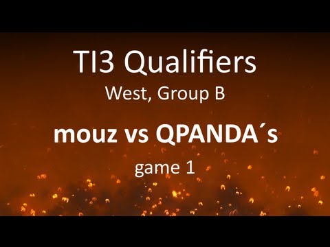 TI3 Qualifiers West: mouz vs QPANDA's, game 1
