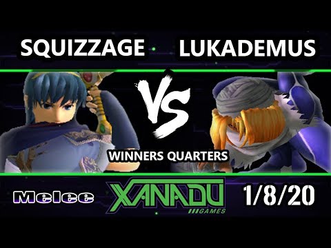 S@X 336 SSBM - squizzage (Marth) Vs. Lukademus (Sheik) Smash Melee Winners Quarters