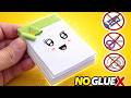 DIY Mini Notebook How To Make Mini Notebook With Paper No Glue Mini Notebook Mini Notepad