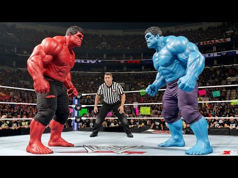 RED HULK vs BLUE HULK - EPIC BATTLE