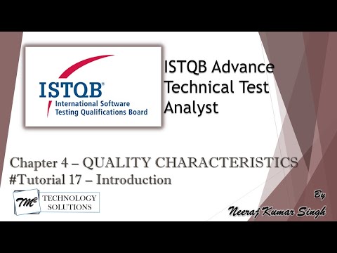ISTQB Technical Test Analyst Introduction ISTQB Tutorials