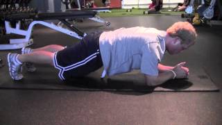 Golf Fitness Plank with Pelvis Tilt