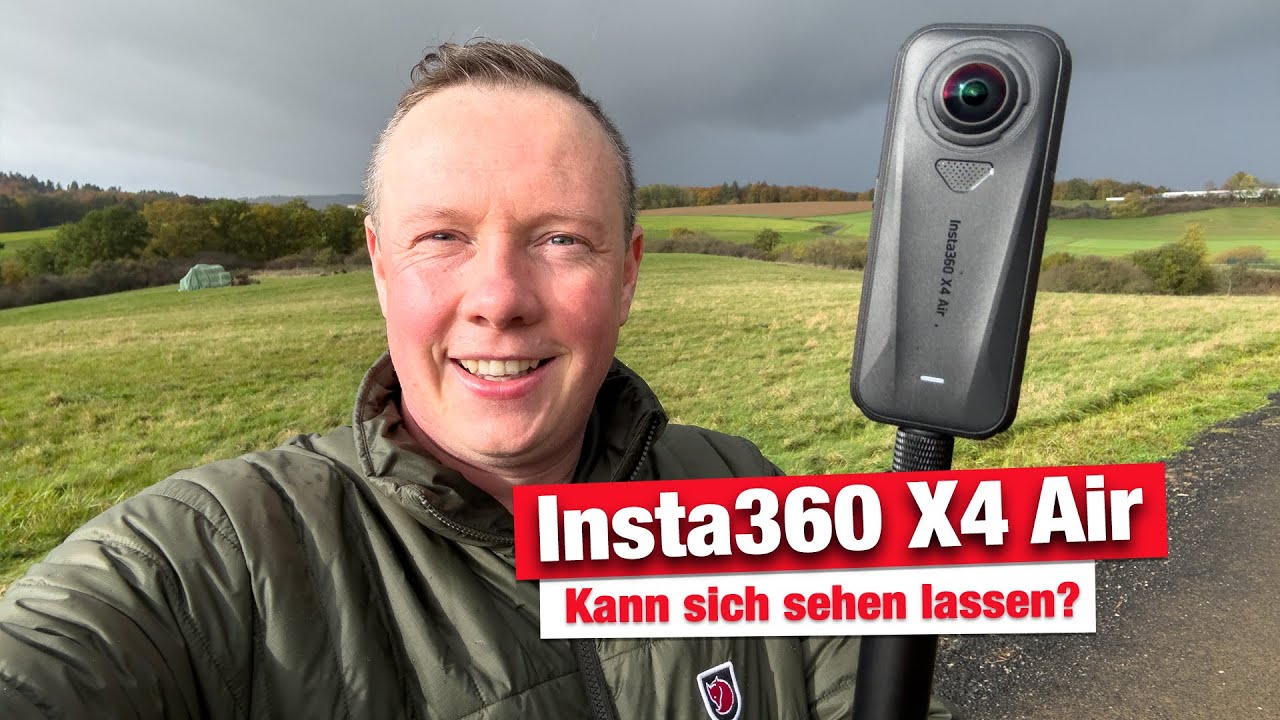 Zu 100% aufgenommen mit der Insta360 X4 Air -  360 Grad  Kamera im Praxistest / Footage in 4K