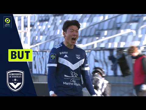 But Ui Jo HWANG (17' - GdB) FC GIRONDINS DE BORDEAUX - RC STRASBOURG ALSACE (4-3) 21/22