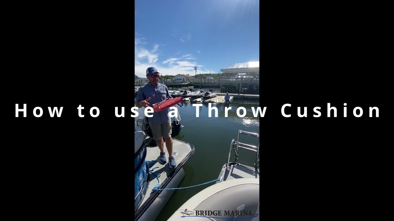 How To Use a Throw Cushion (Type IV PFD) - Boater Safety and Education